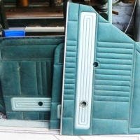 Original HR Holden Vinyl door panels circa 1960s - Sold for $98 - 2015