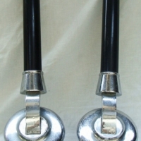Pair of solid brass pub bar taps - Sold for $85 - 2015