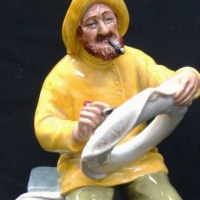 Royal Doulton figurine - The Boatman - HN  2417 (1971-87) 165cms H - Sold for $256 - 2015