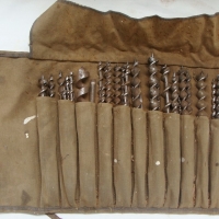 Roll of drill bits for brace drill - Sold for $24 - 2015