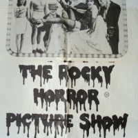 Vintage black & white  "The rocky horror picture show" one sheet movie poster - Sold for $24 - 2015