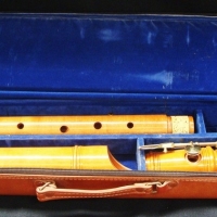 Cased Yamaha tenor baroque wooden recorder - Sold for $30 - 2015