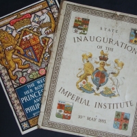 2 x soft cover books inc - State of Inauguration of the Imperial Institute - 10th May 1896 - Sold for $24 - 2015