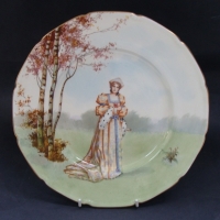 ROYAL DOULTON pictorial rack plate - Shakespearean Character (G series) - Katherine Green stamped & titled to back - Approx 265cm D - Sold for $49 - 2015