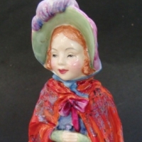Royal Doulton figurine - Little Lady Make Believe - HN 1870 -1938-49, 159 cms H, gc - Sold for $159 - 2015