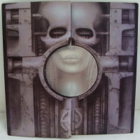 Vintage EMERSON LAKE & PALMER LP record - BRAIN SALAD SURGERY - X-ray fold out cover - distributed by Manticore records 1973 - Sold for $49 - 2015