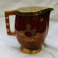 1930's  Carlton Ware Rouge Royal Chinaland  Jug - ex Cond  27cm high - Sold for $61 - 2015