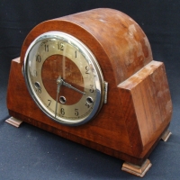 Art Deco NORLAND  mantel clock with West Minster chime - Sold For $61 - 2015