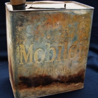 Vintage MOBIL OIL Petrol drum - 21 MP Gals - Sold for $55 - 2015
