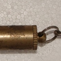 Small Vintage brass bullet cigarette lighter - H 5 cm - Sold for $24 - 2015