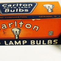 Box of New old stock carmotorcycle bulbs circa 1950s - Sold for $24 - 2015