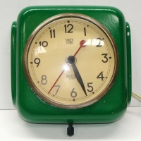 1970's green Smiths Sectric wall clock - Sold for $37