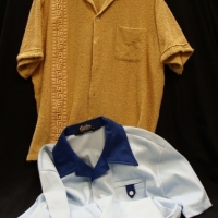 2 x Vintage gents short sleeve polo shirts, both with original labels incl - Ross Sutherland Hawaii - Sold for $61