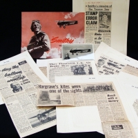 Vintage Charles Kingsford Smith brochure, postcard & clippings - Sold for $30