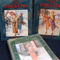 3 x Vintage hard cover vols - Girls Own - Sold for $43 - 2015