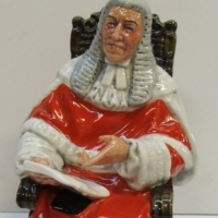 Royal Doulton figurine The Judge HN 2443 (gloss) 1976-92, 165 cms H - Sold for $61 - 2015