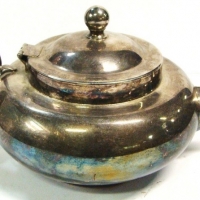 EPNS ROBUR style Teapot - w Infuser, no marks sighted - Sold for $49 - 2015