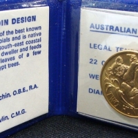 Mint packaged $200 Australian gold coin - 22 carat, 10 grams - Sold for $415 - 2015