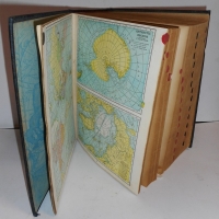 2 x vintage books - large hardcover 20th Century Dictionary, plus The Sun 'My War' book - Sold for $30 - 2015