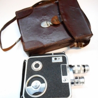Cased Czech MEOPTA 8mm film camera- model A811 - Sold for $49 - 2015
