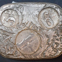 Nickel plated Sovereign holder, Made in England - Sold for $34 - 2015