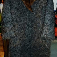Vintage brown ASTRICAN ladies jacket with Mink fur collar, with SR McClean Melbourne label - Sold for $24 - 2015