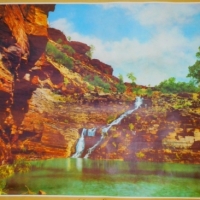 Vintage Western Australian TOURISM Advertising poster, 'Enjoy Sun Tan Winter Warmth in Western Australia', with Dales Gorge, Issued the WA Government  - Sold for $366 - 2015