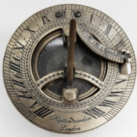 Vintage brass Hatton Garden sundial compass - Sold for $49 - 2015