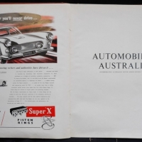 c1960 Hc Book - Automobiles Australia - fab ads Illustrations, Race results, Car Specs Etc - Sold for $30 - 2015
