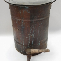Vintage copper hot water urn with tap - Sold for $30 - 2015