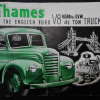 1950's Thames The English Ford V8 4 12 ton truck catalogue - Sold for $27 - 2015
