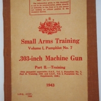 2 x Hc books - Australian Army 303  Machine Gun Small arms Training manual & DJ Bush Bashers By Len Beadell - Sold for $30 - 2015