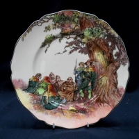 Vintage Royal Doulton series ware cabinet plate Under the Greenwood tree D6341 - Sold for $43 - 2015