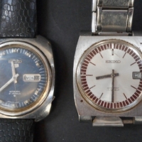 2x c1970's Vintage SEIKO gent's watches incl 1 automatic - Sold for $37 - 2015