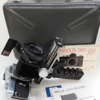 Vintage Minolta SLR Camera SRT201 with auto Bellows - Sold for $98 - 2015