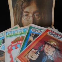 4 x 1969 Go Set magazines with colour posters featuring The Beatles - Sold for $98 - 2015