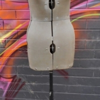 Dressmakers dummy on steel stand - Sold for $67 - 2015