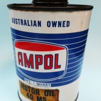 Ampol 1 Quart Motor oil tin - Sold for $55 - 2015