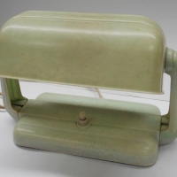c1930's Green Bakelite desk lamp - Sold for $37 - 2015