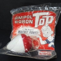 1960s Ampol Boron spinning top in original packaging - Sold for $27 - 2015