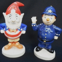 2 x Royal Doulton figurines - Big Ears & Mr Plod - LtdEdit 346 & 3471500 - approx 13 cms H - Sold for $134 - 2015