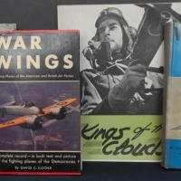 Group of WW2 Airforce books incl War planes of the Axis, War Wings and Kings of the Clouds - Sold for $37 - 2015