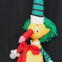 Vintage cloth Mr Squiggle doll - Sold for $34 - 2015