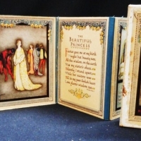 c1930's Group lot - Boxed Fold Out Kids BOOK - FAIRYTALE GEMS & Accompanying Paperwork incl School Report, etc - Sold for $79 - 2015