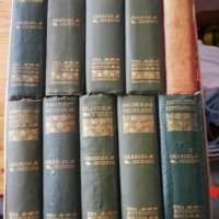Set 10 x hc books - Charles Dickens - publ by Chapman & Hall - Sold for $55 - 2015
