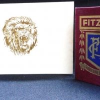 2 items - 1966 VFL Fitzroy Lions Football Club membership ticket and dinner invitation - Sold for $61 - 2016