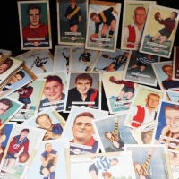 Group of Atlantic oil and Kornies football cards circa 1950s - Sold for $226 - 2016
