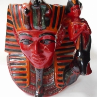 Royal Doulton Flamb The Pharaoh  Character jug - LEdit 13701500 with coa - Sold for $537 - 2016