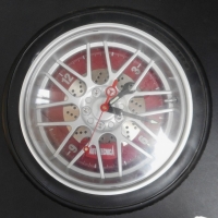Fab AUTOTECNICA tyre clock - with tool shapes for hands - Sold for $30 - 2015