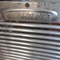 Huge chrome freightliner truck grille - Sold for $85 - 2015